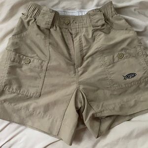 Khaki size 26 Aftco shorts
